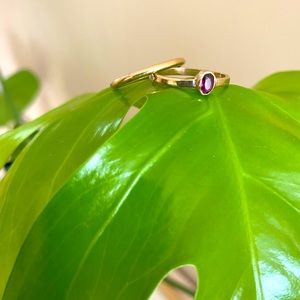 Dainty, minimalist stacking rings